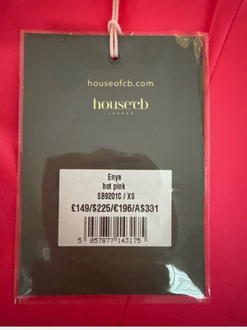 House of CB corset mini dress hot pink/fuchsia - Picture 6 of 8